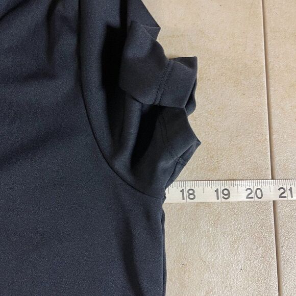 Under Armour Heat Gear Black V Neck Athletic Shirt Small - Picture 8 of 9